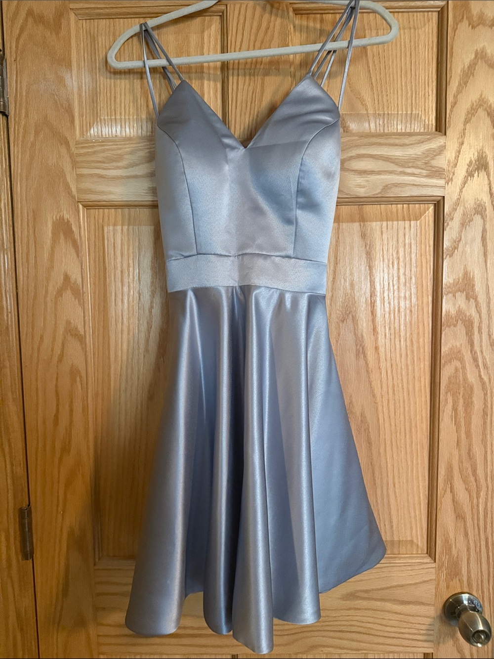 Semi-Formal Grey Mini Dress
